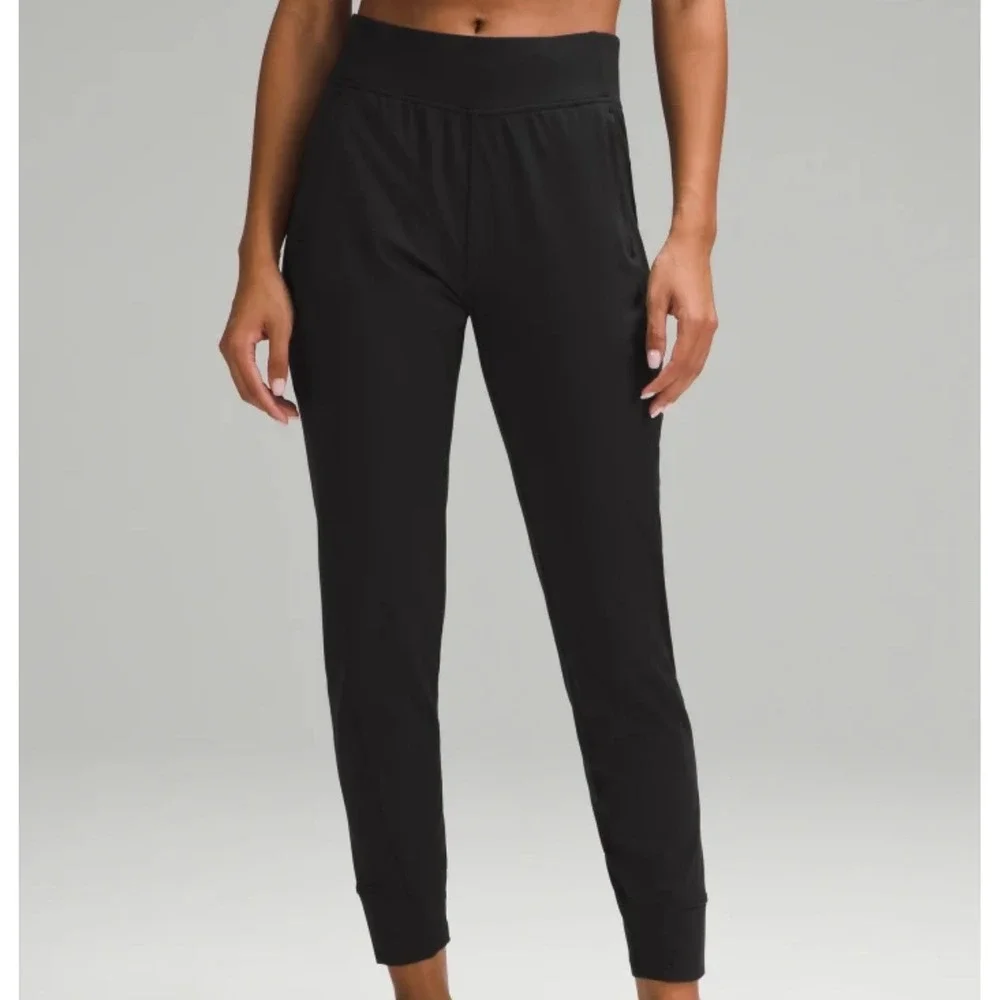 Lululemon It's Rulu Run High-Rise Jogger Black 10 Active Athleisure Flaw See Pic